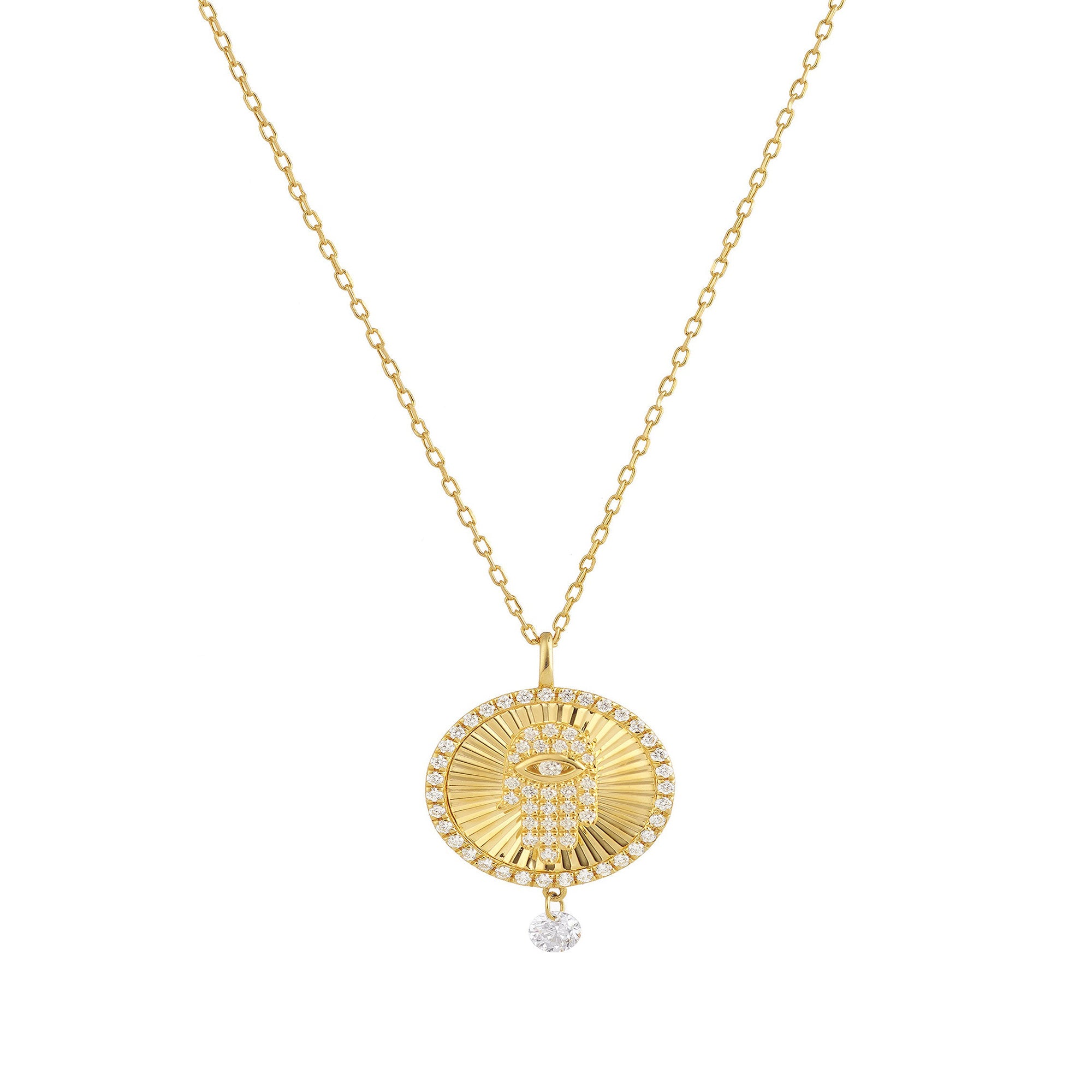 Collier Talisman Porte-bonheur - Plaqué Or