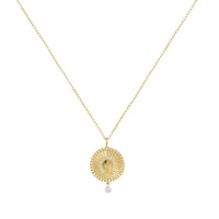 Collier Talisman Porte-bonheur Fer à cheval - Plaqué Or