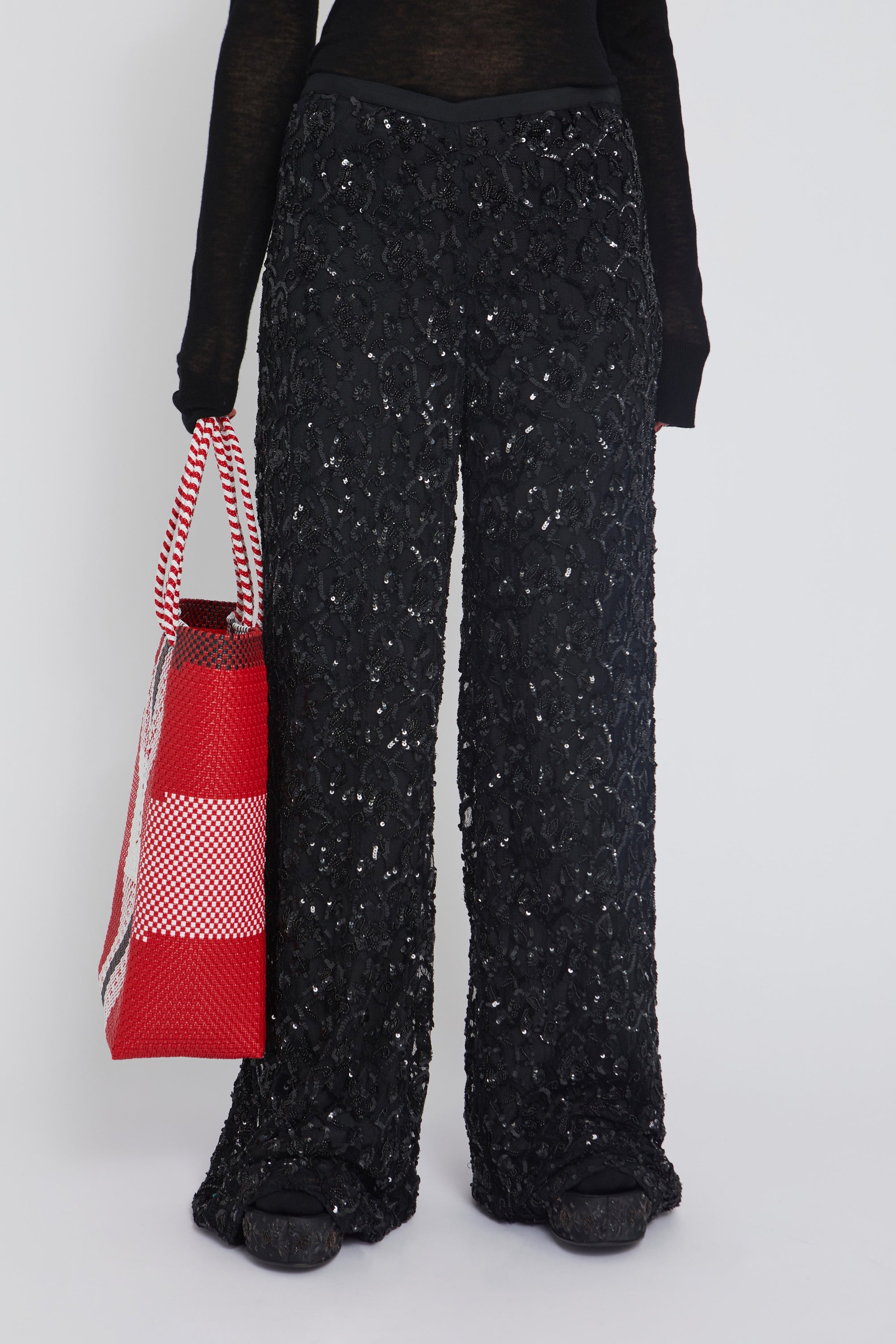 Pantalon Naima coupe oversize - Black