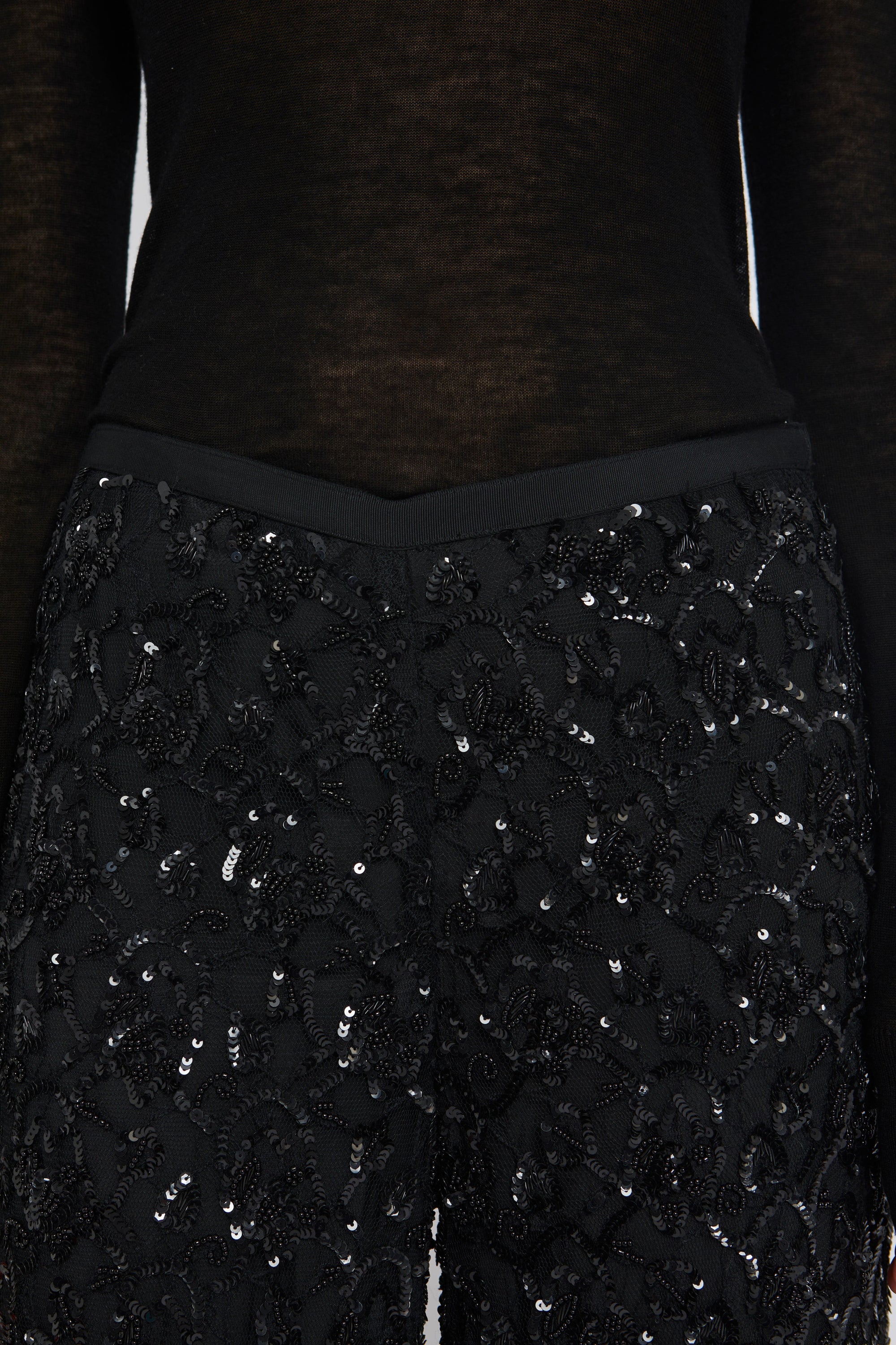 Pantalon Naima coupe oversize - Black