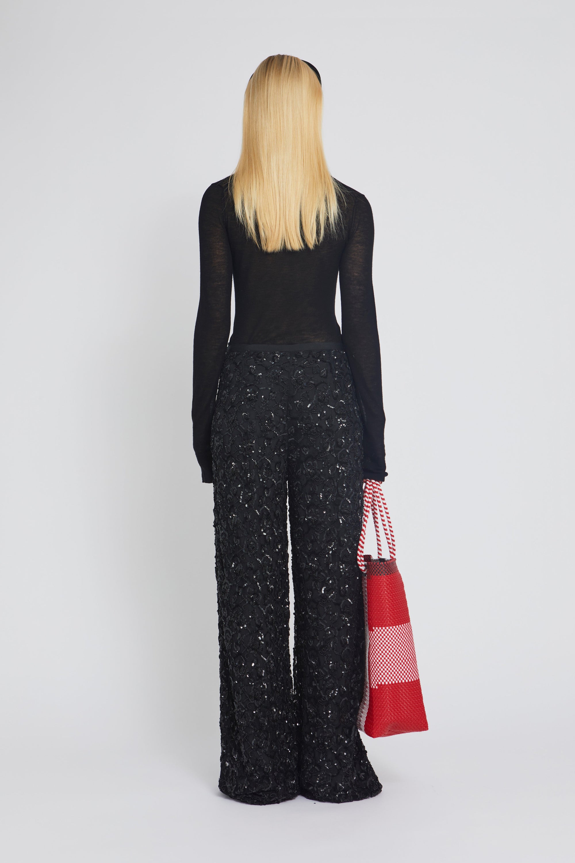 Pantalon Naima coupe oversize - Black