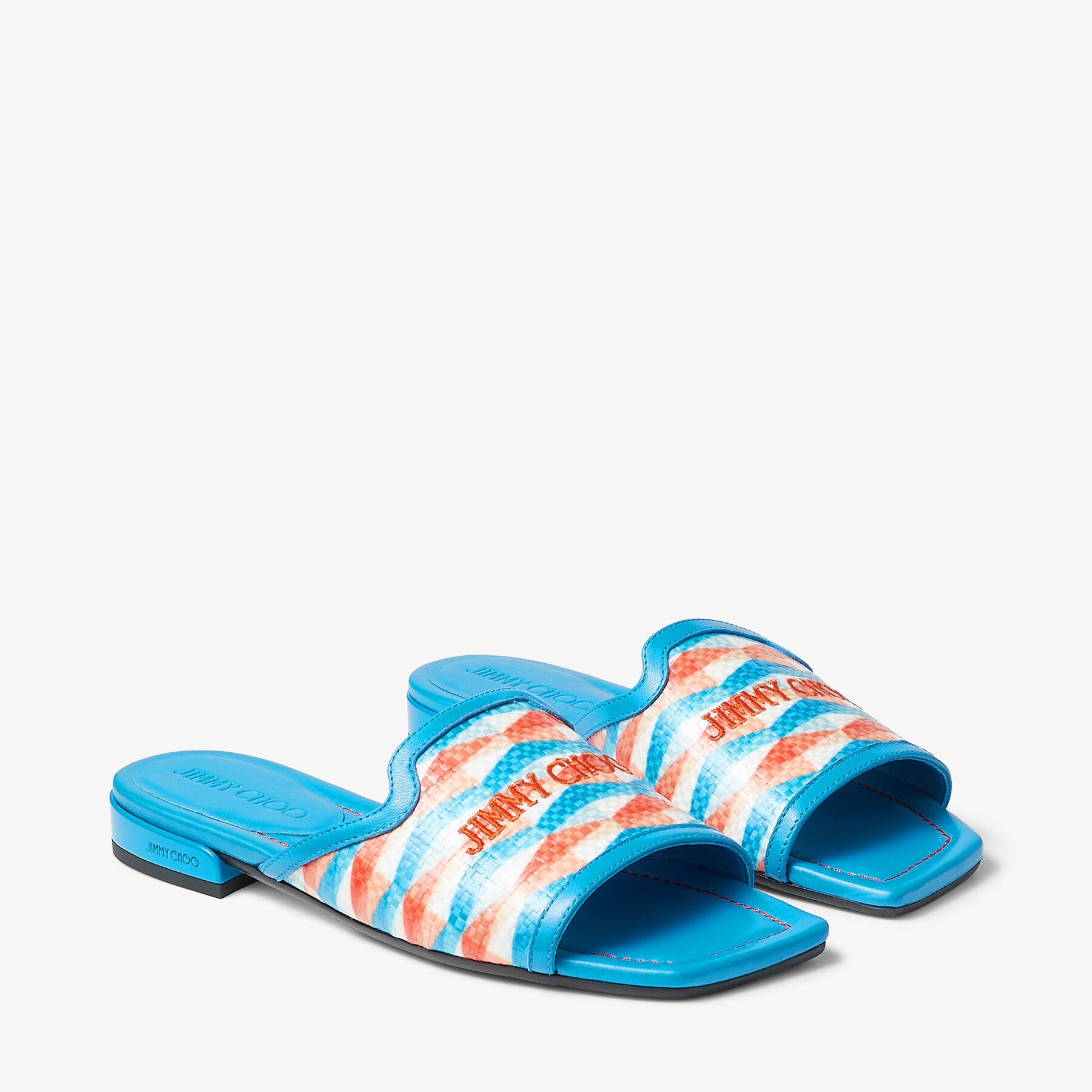 Sandales Nako plates en cuir - Sky & Sky Mix
