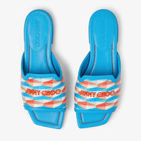 Sandales Nako plates en cuir - Sky & Sky Mix
