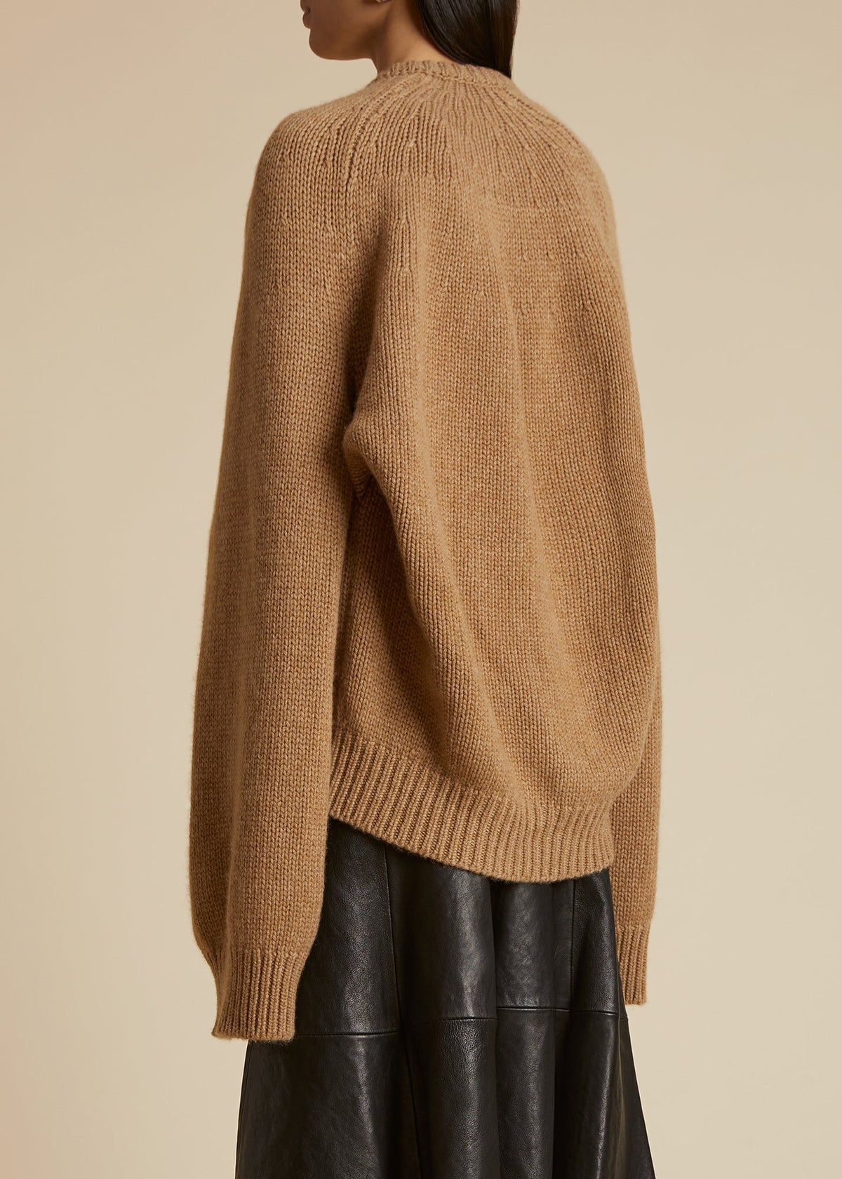 Camel The Nalani Sweater In Camel - Camel