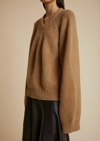 Camel The Nalani Sweater In Camel - Camel