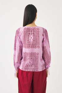 Blouse imprimée Nalii - Pink