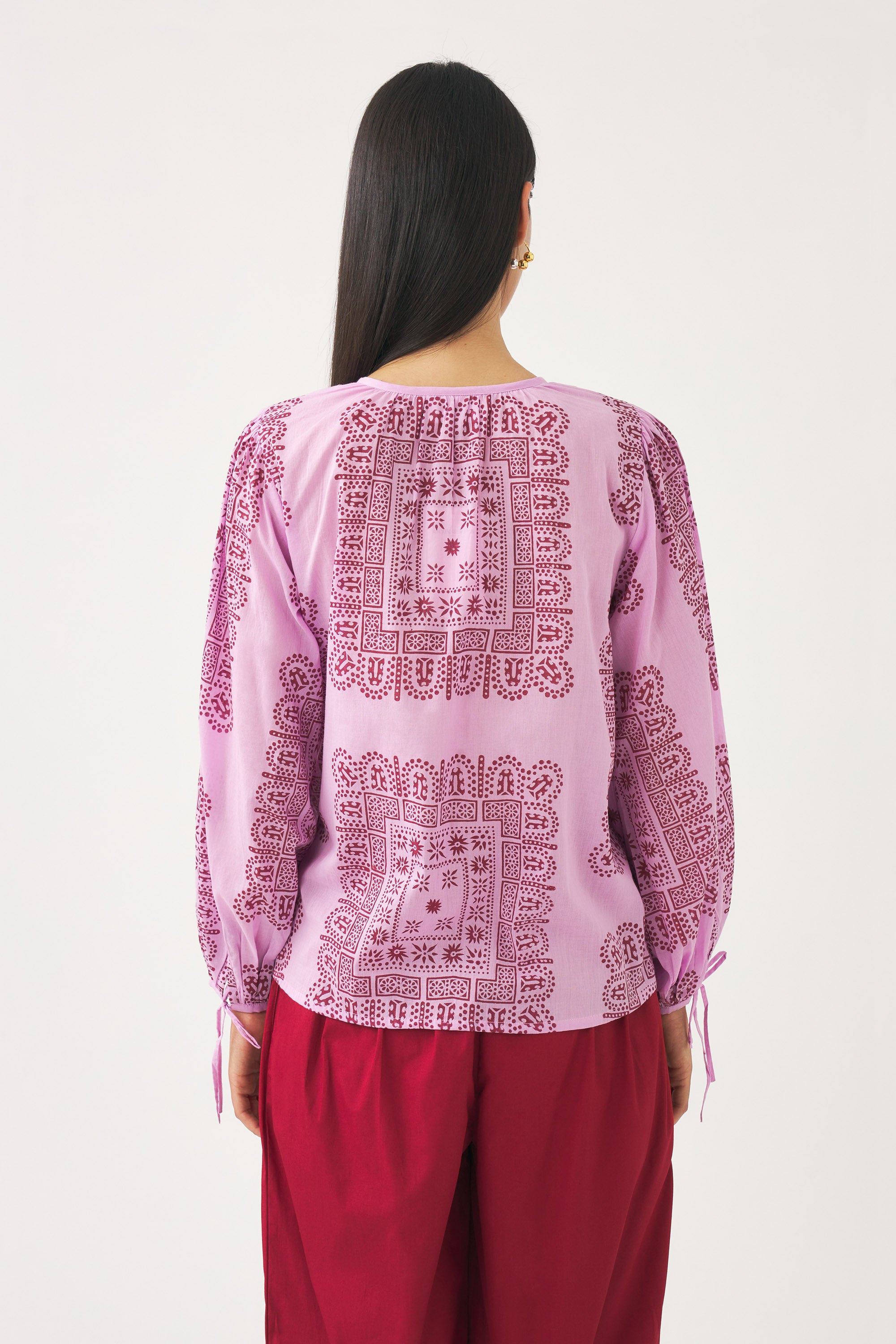 Blouse imprimée Nalii - Pink