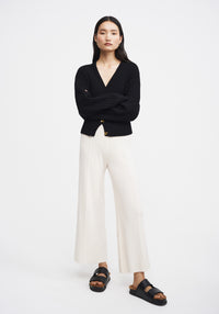 Nancy wool and cashmere trousers - Cream