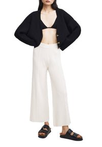Nancy wool and cashmere trousers - Cream