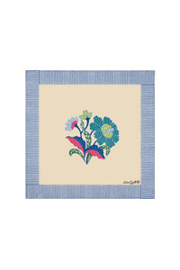 RECO PRIX : 17,5 // Cotton Napkin 50X50Cm Cutter Brooks X Lisa Corti Indonesian Natural Cold Flower