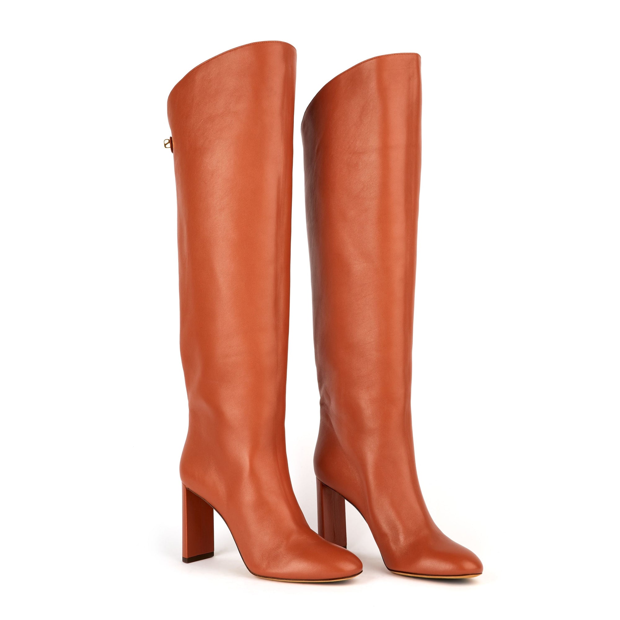 6qty DÉJÀ VU 320€ / Bottes Adriana 90 en cuir Nappa - Brown