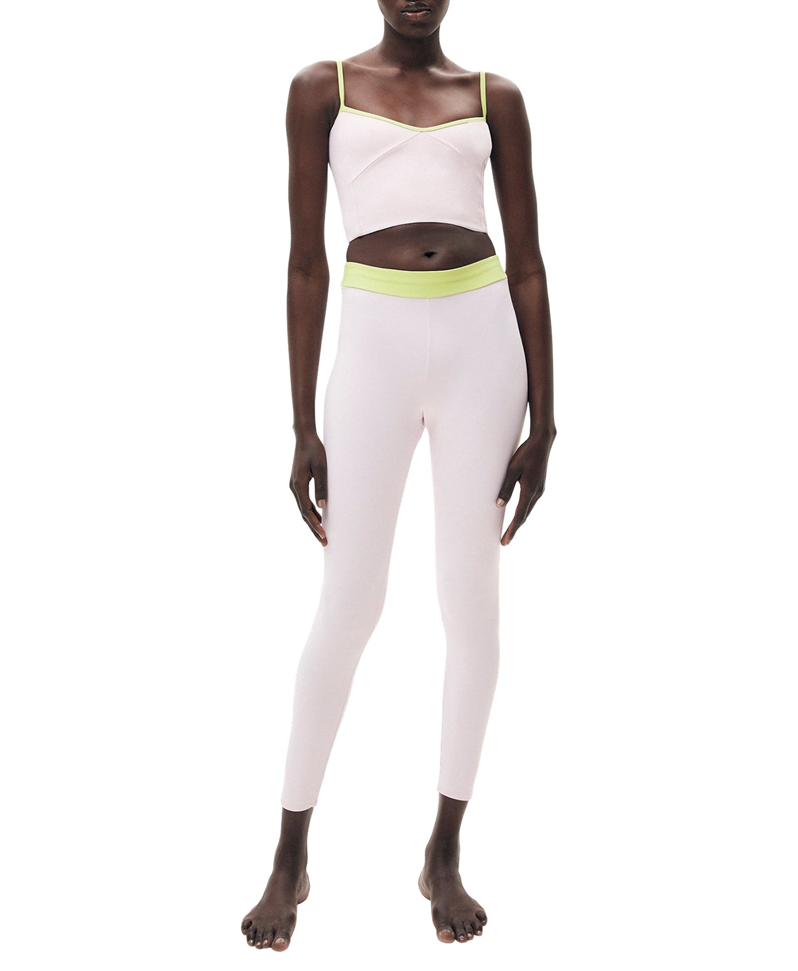 Alizee Top - Lilac & Lime