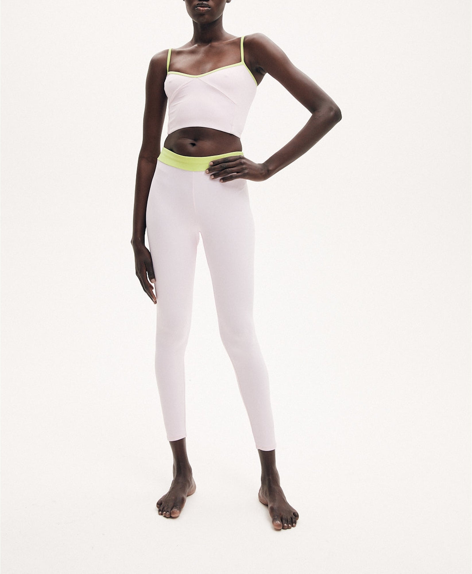 Amber Legging - Lilac & Lime