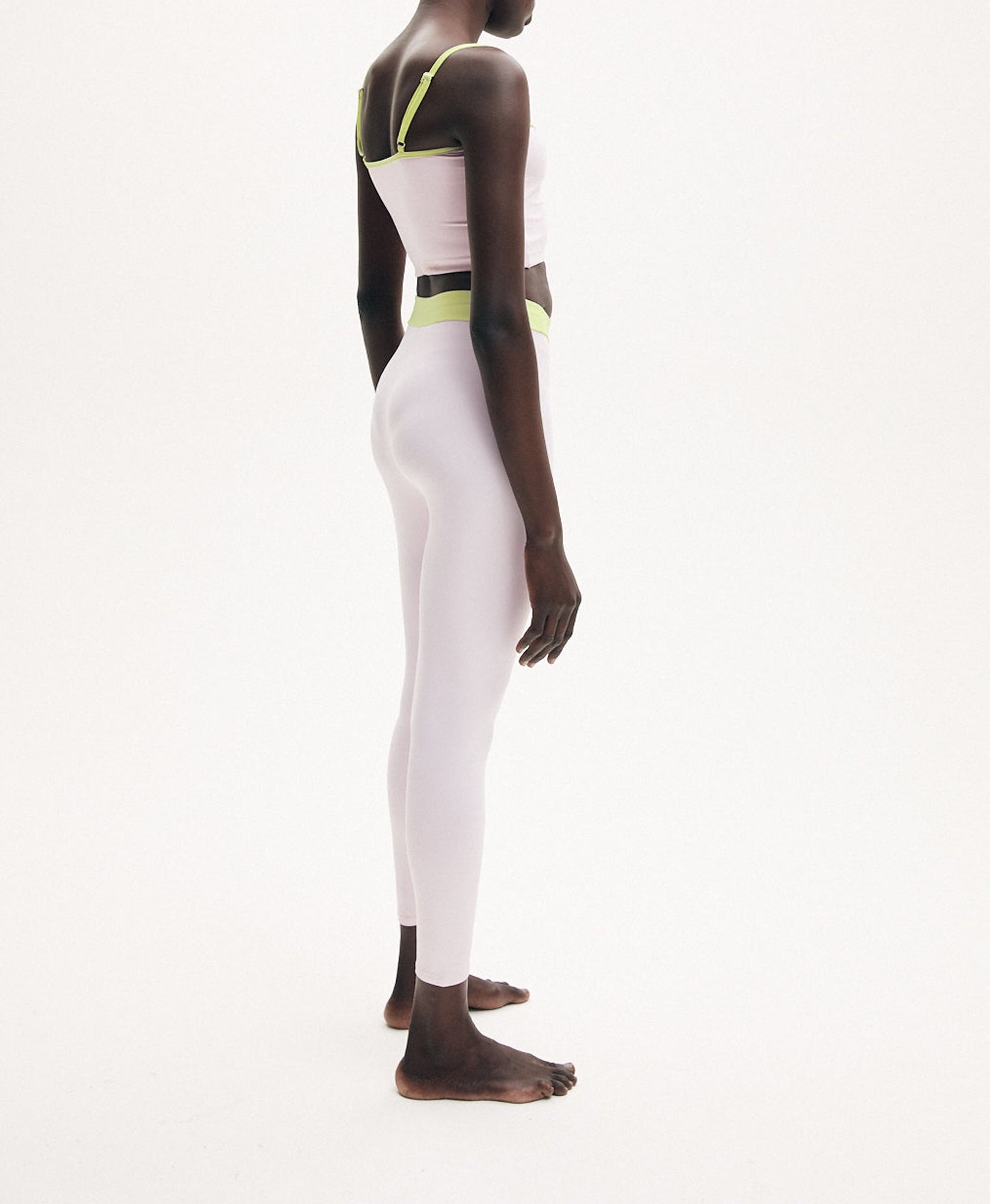 Alizee Top - Lilac & Lime