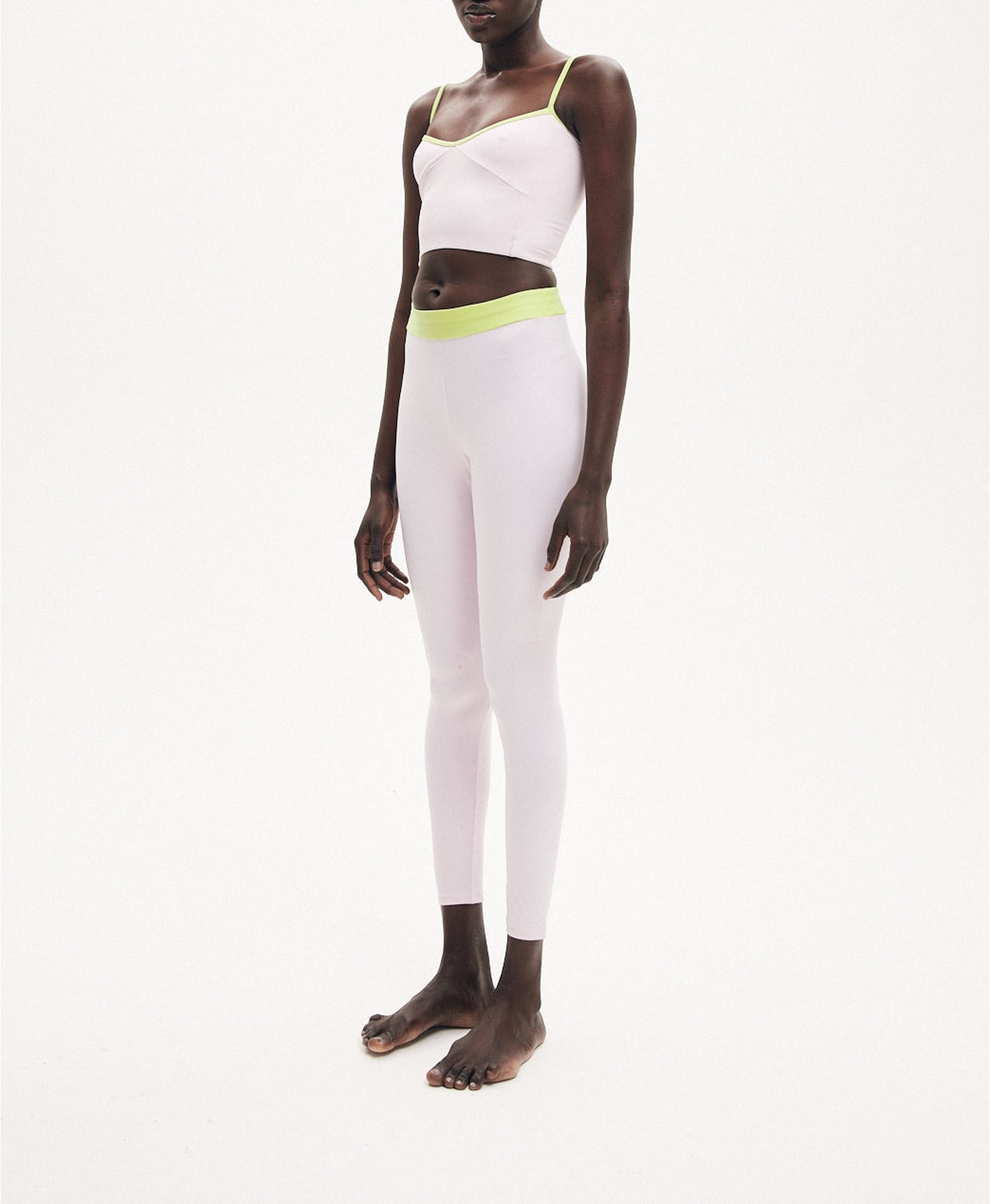 Alizee Top - Lilac & Lime