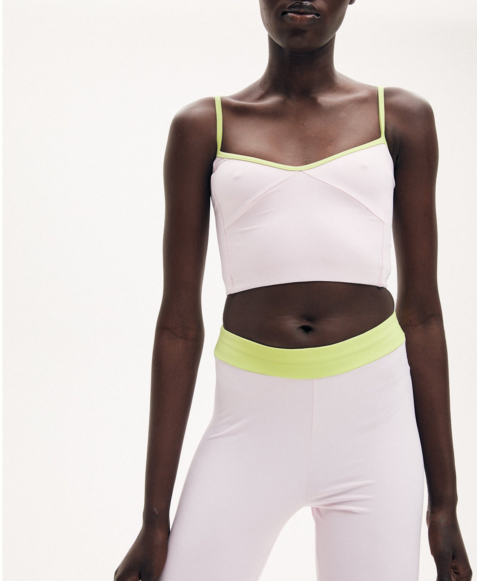 Alizee Top - Lilac & Lime