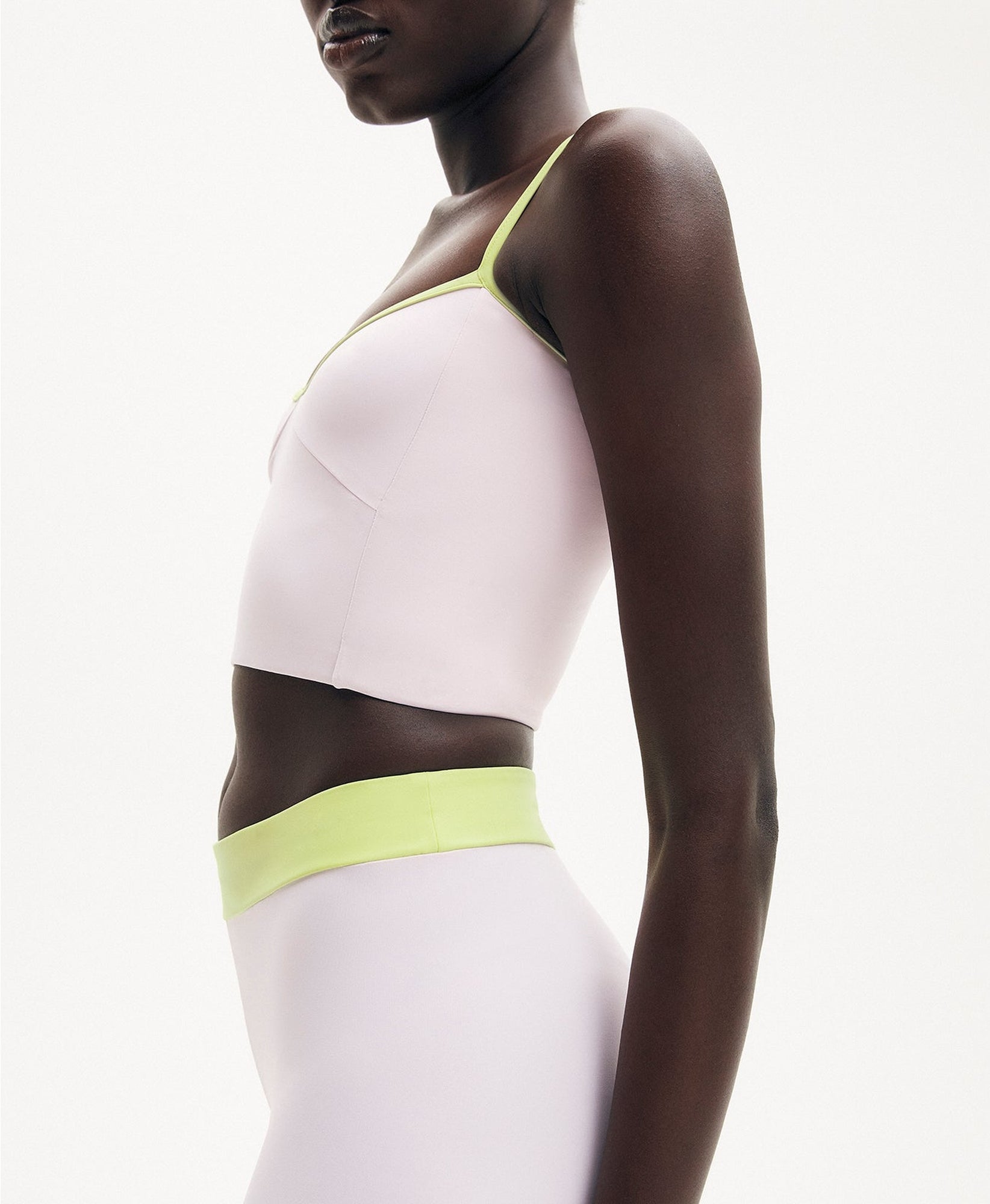 Alizee Top - Lilac & Lime