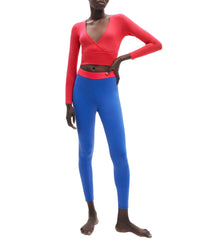 Amber Legging - Cobalt & Pink