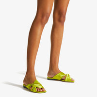 Sandales plates Narisa - Lime
