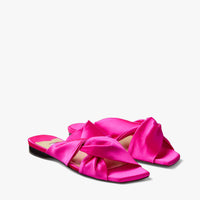 Sandales plates Narisa - Fuchsia