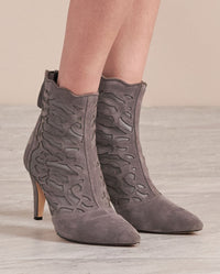 Bottines Natea en daim - Heathergrey