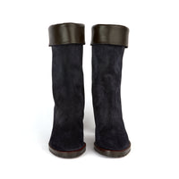 8qty DÉJÀ VU 220€ / Bottes Victoria 65 en cuir suédé - Blue