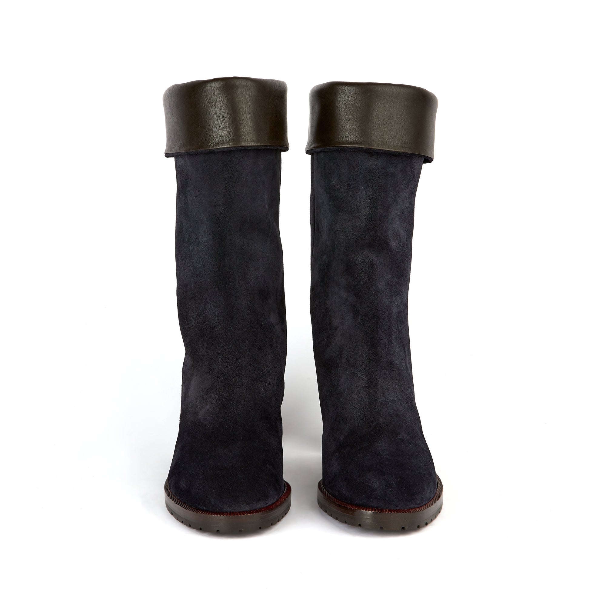 8qty DÉJÀ VU 220€ / Bottes Victoria 65 en cuir suédé - Blue