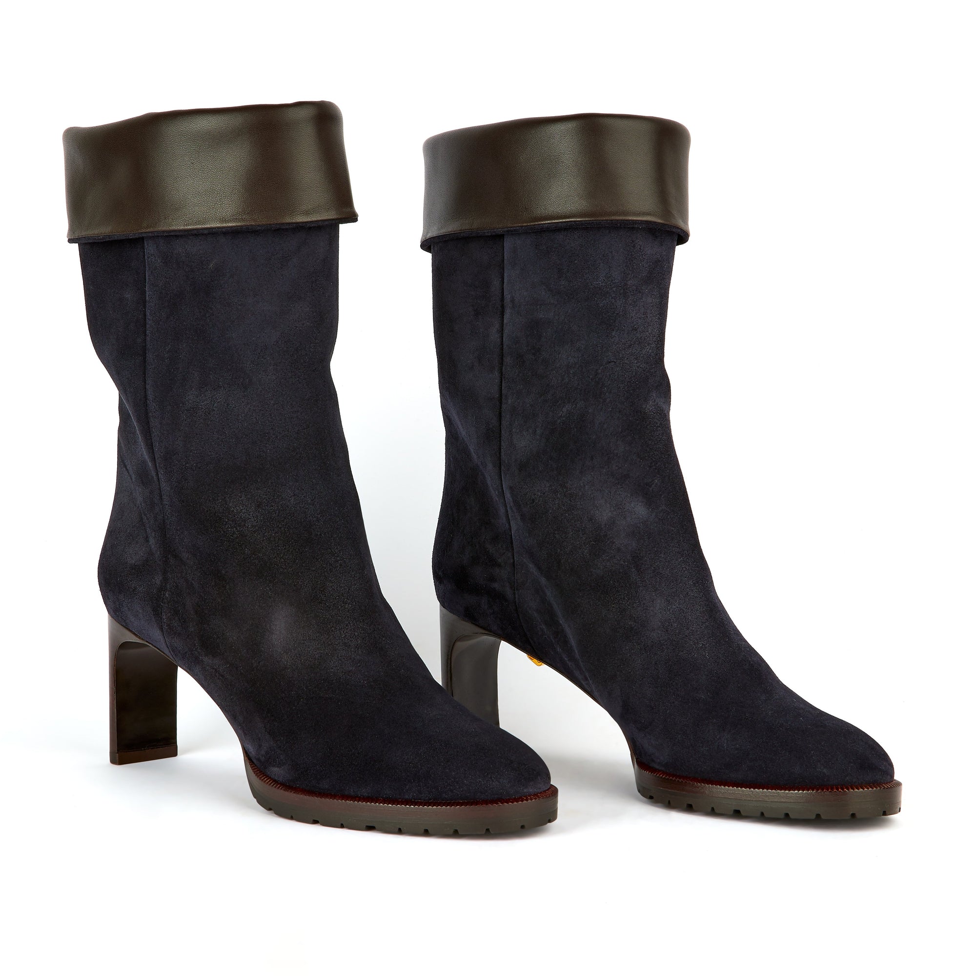 8qty DÉJÀ VU 220€ / Bottes Victoria 65 en cuir suédé - Blue