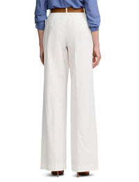 Jody trousers in washed cotton - White
