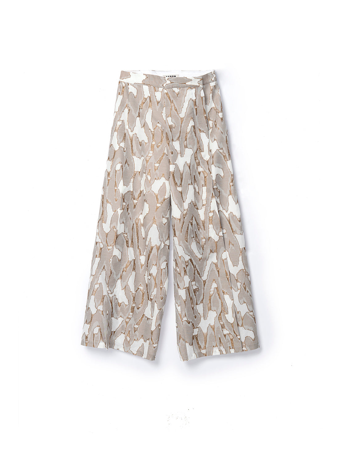 Nebraska wide-leg trousers - Beige