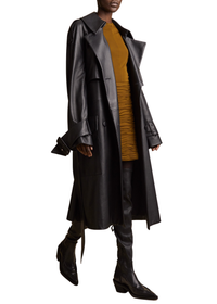 Trench Nedding en cuir - Black