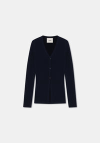 Cardigan Neela cintré en laine - Midnight