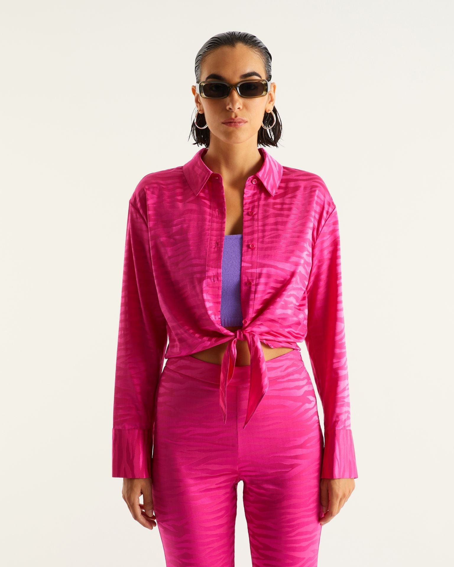 ROSE JACQUARD / DJV / QTY : 13 / Chemisier Emma - Rose Jacquard