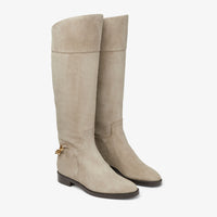 Bottes Nell KB en daim - Taupe