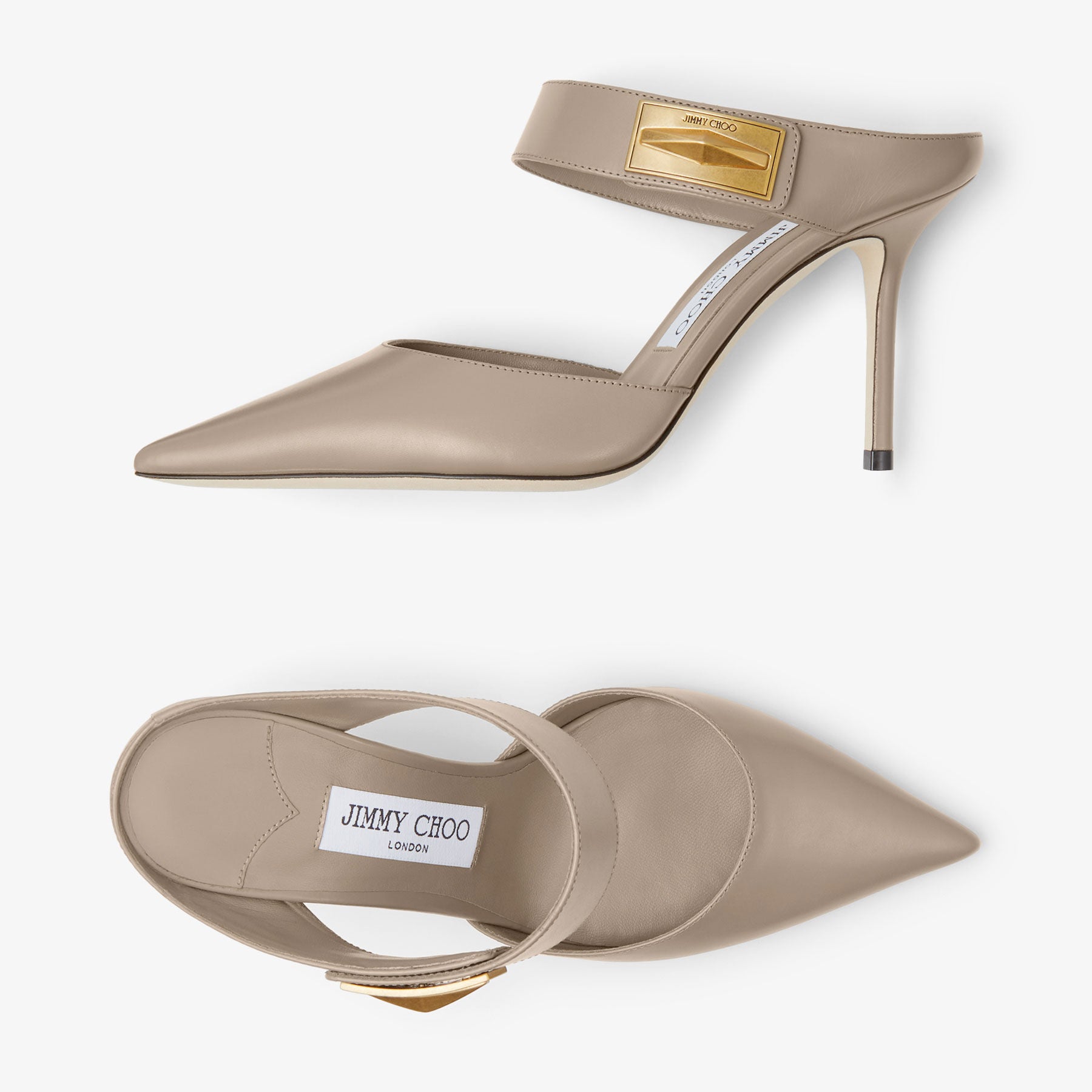 ZNO STOCK 0 / Reco 200 TAUPE Shoe NELL MULE 85