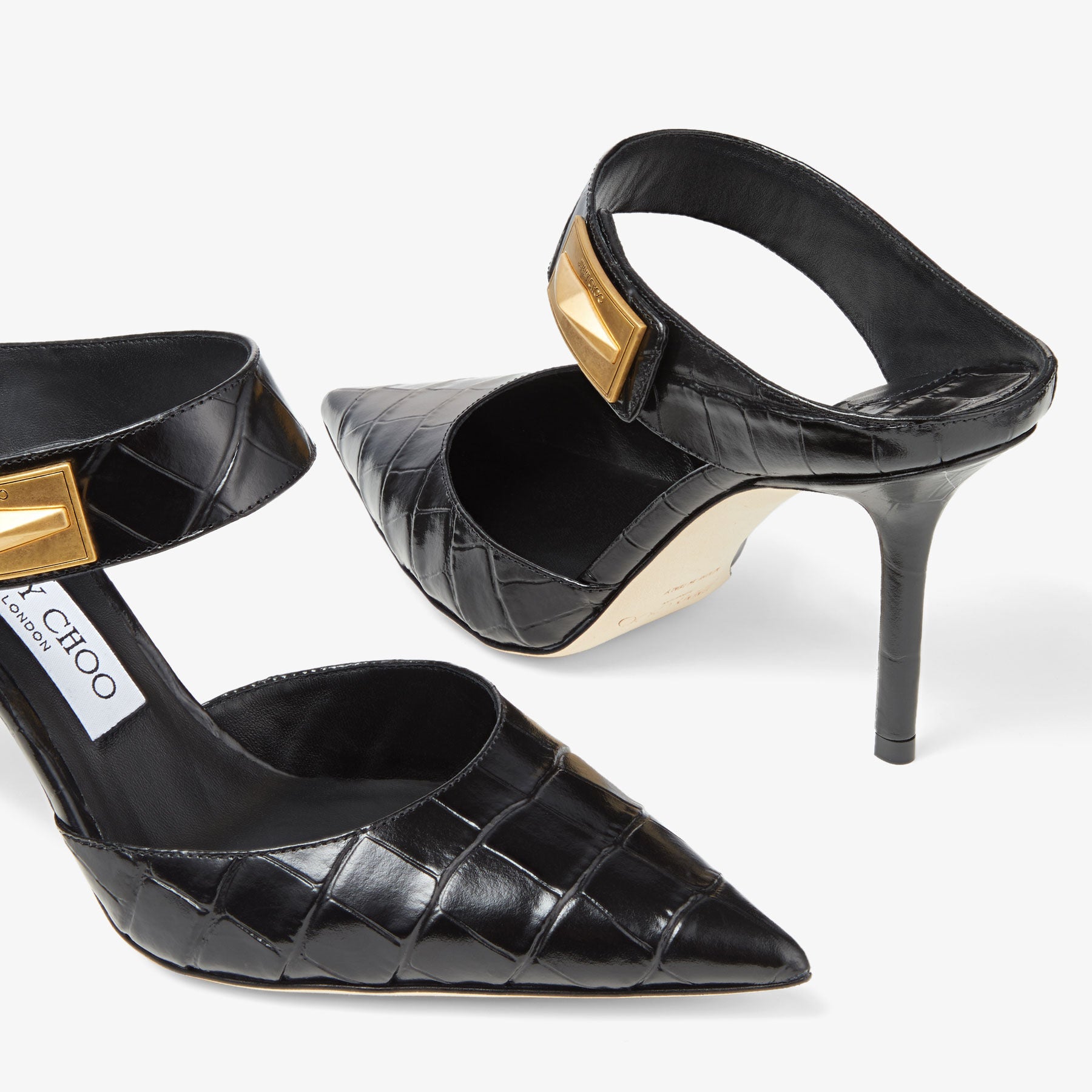 ZNO STOCK 0 / Reco 200 BLACK Shoe NELL MULE 85