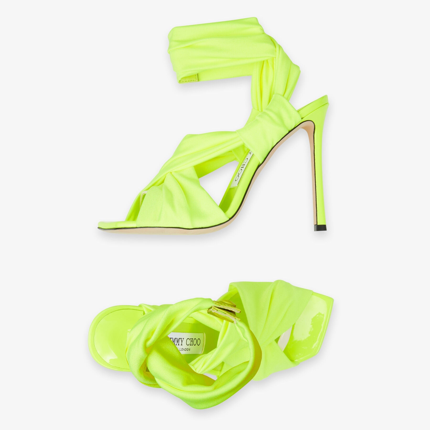 Sandales Neoma 110 - Neon Apple Green & Latte