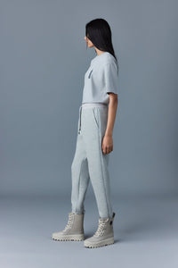 Pantalon de jogging Nev à cordon de serrage - Light Grey Mix