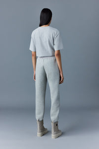 Pantalon de jogging Nev à cordon de serrage - Light Grey Mix