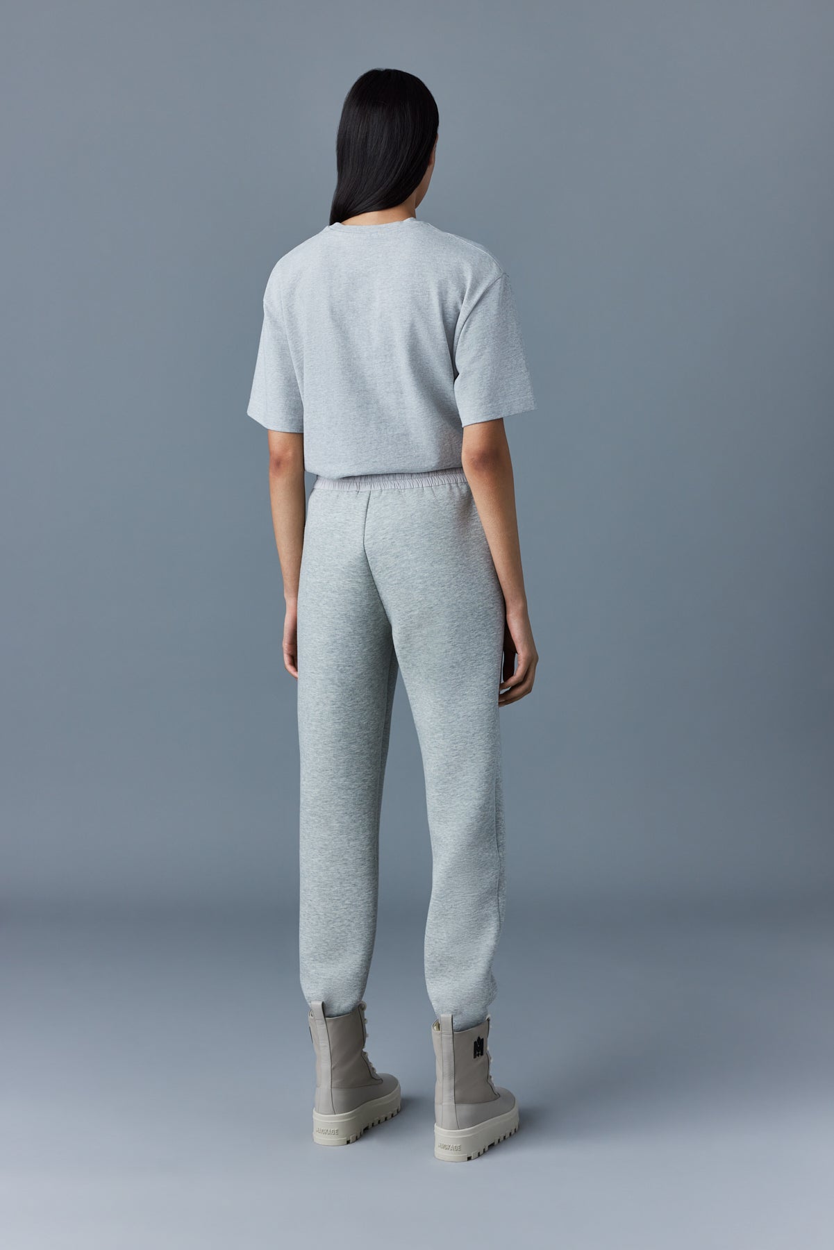 Pantalon de jogging Nev à cordon de serrage - Light Grey Mix