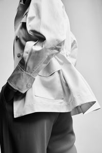 1qty RELIQUAT 120€ 0%  / Blazer Neva saharienne - Ivory