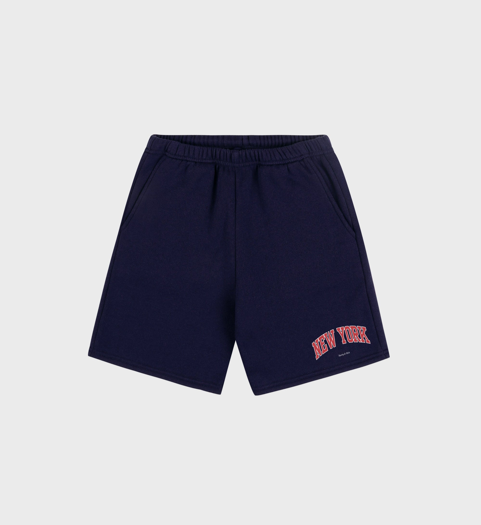 Short de sport pour enfant New York Ivy - Bleu marine/Rubis