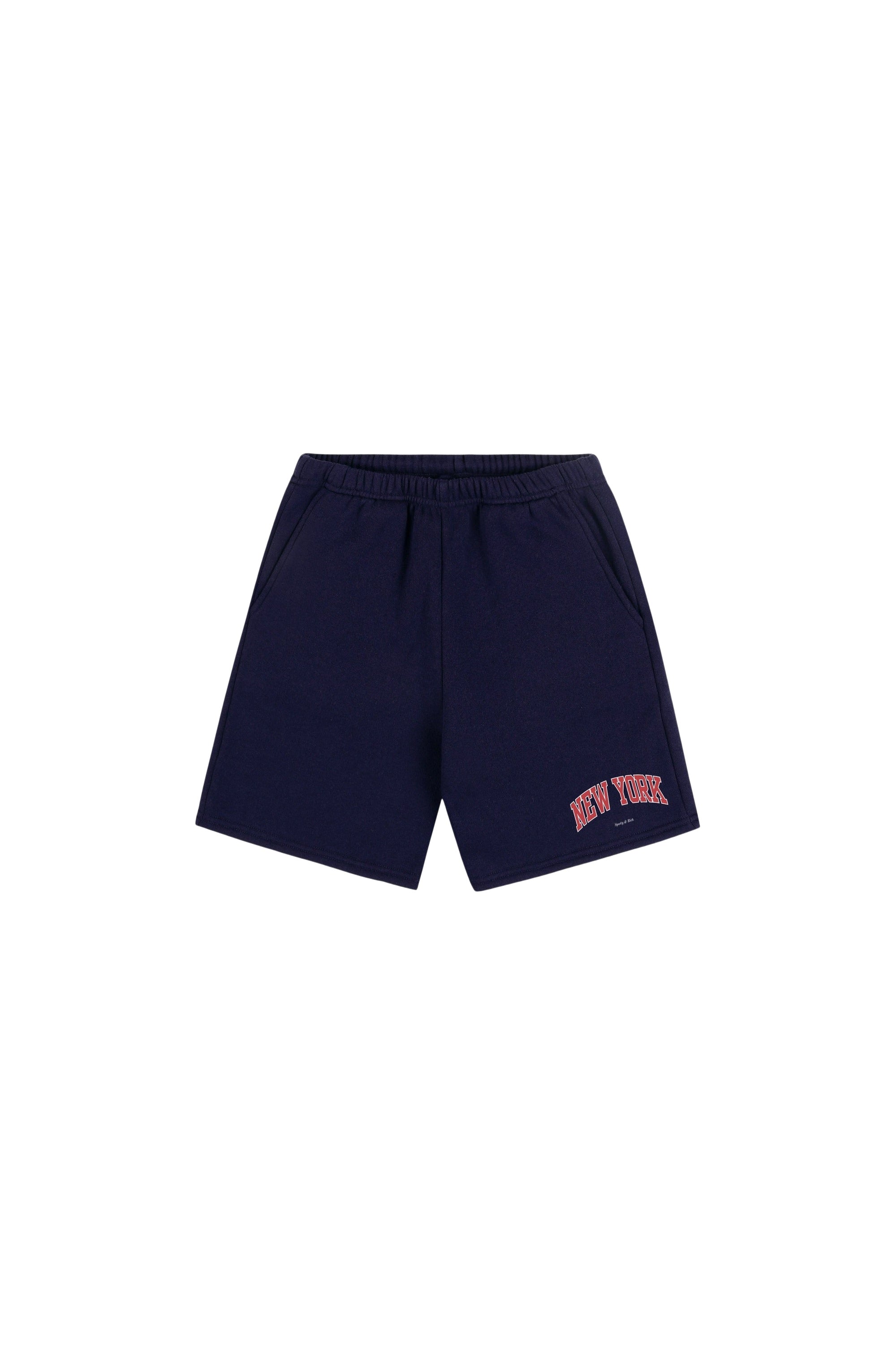 Short de sport New York Ivy - Bleu Marine & Rubis