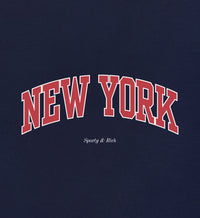 Short de sport pour enfant New York Ivy - Bleu marine/Rubis