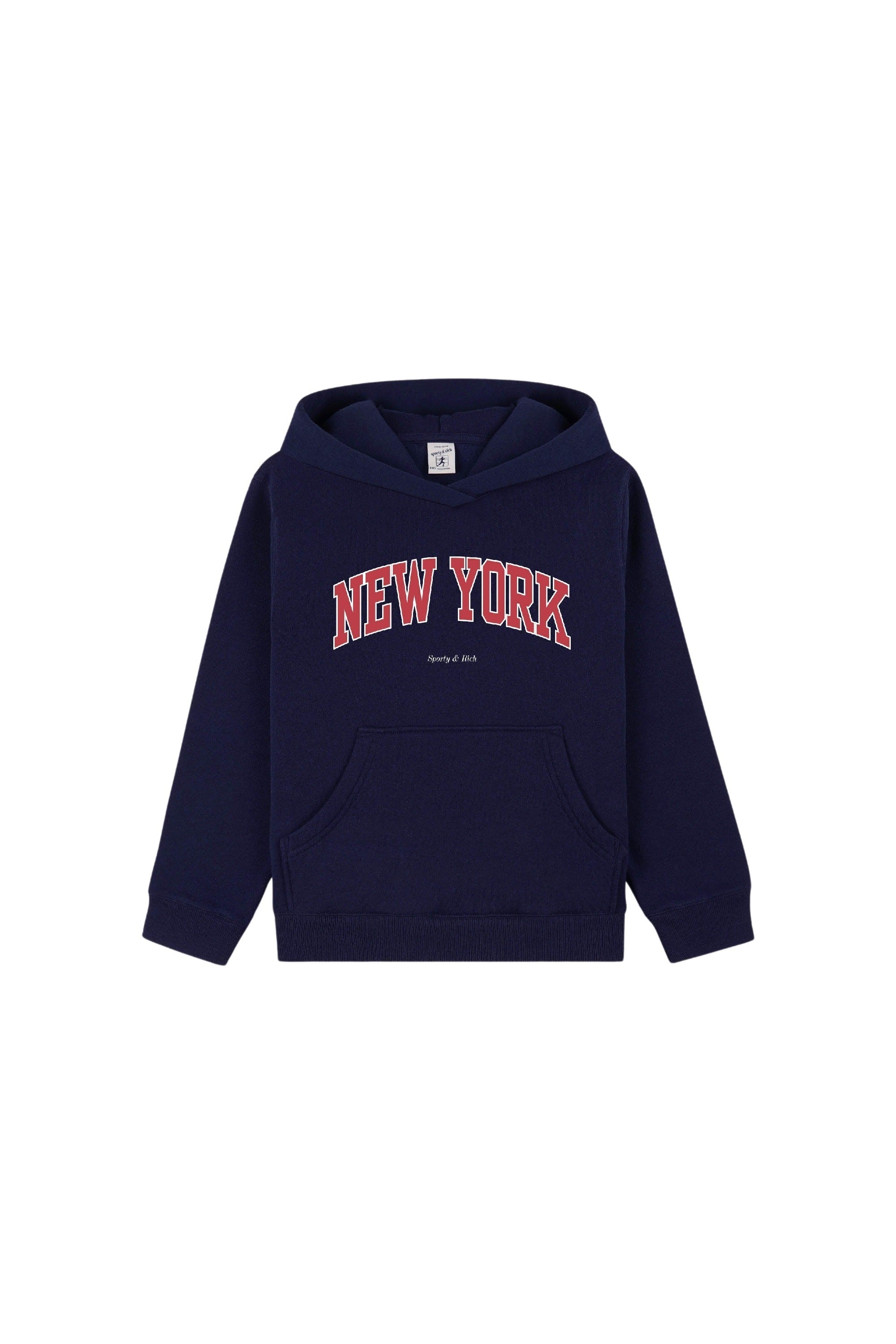 Sweat à capuche New York Ivy à poche - Dark Navy