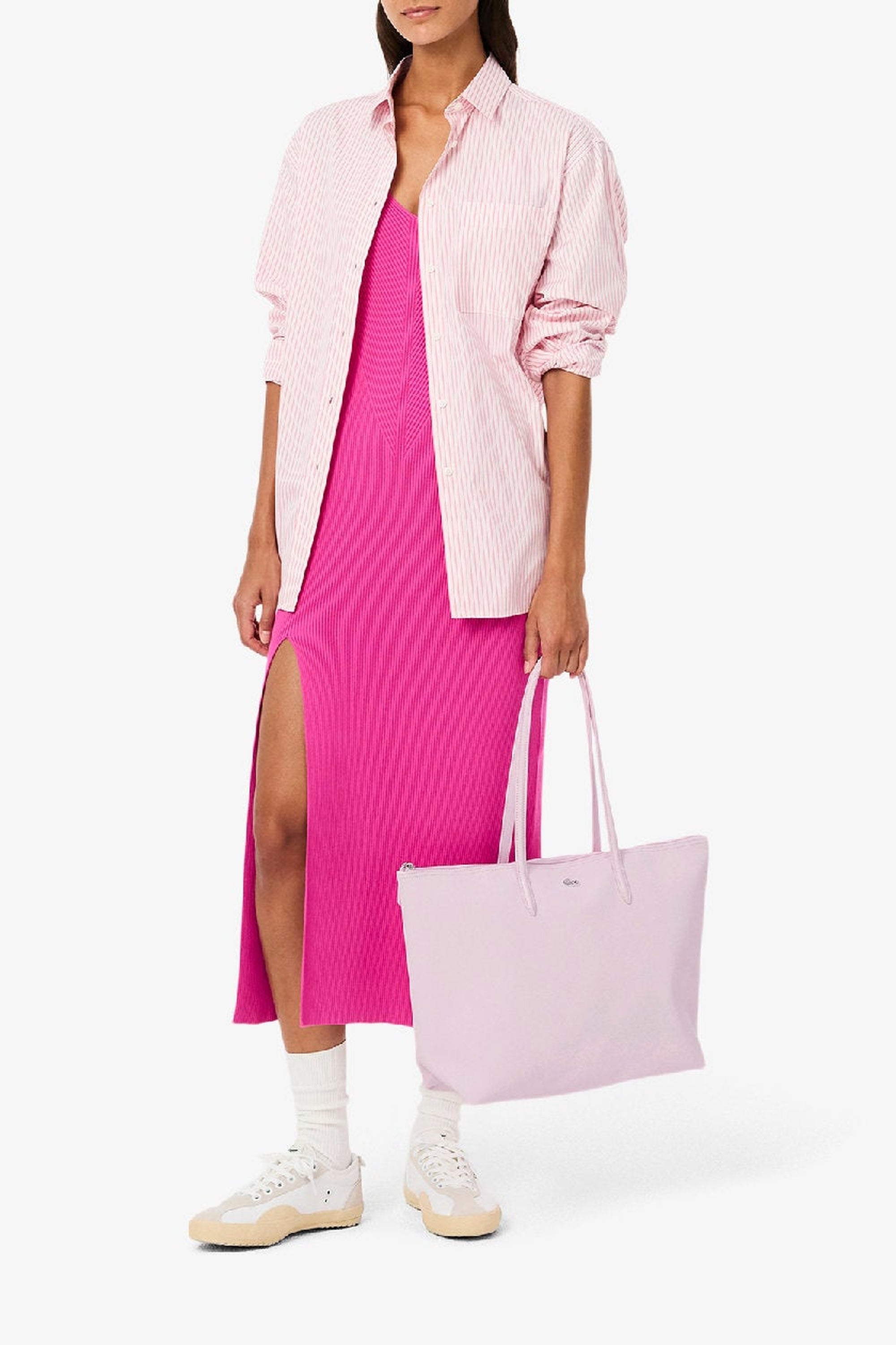 Grand sac cabas L.12.12 Concept - Pink Lady