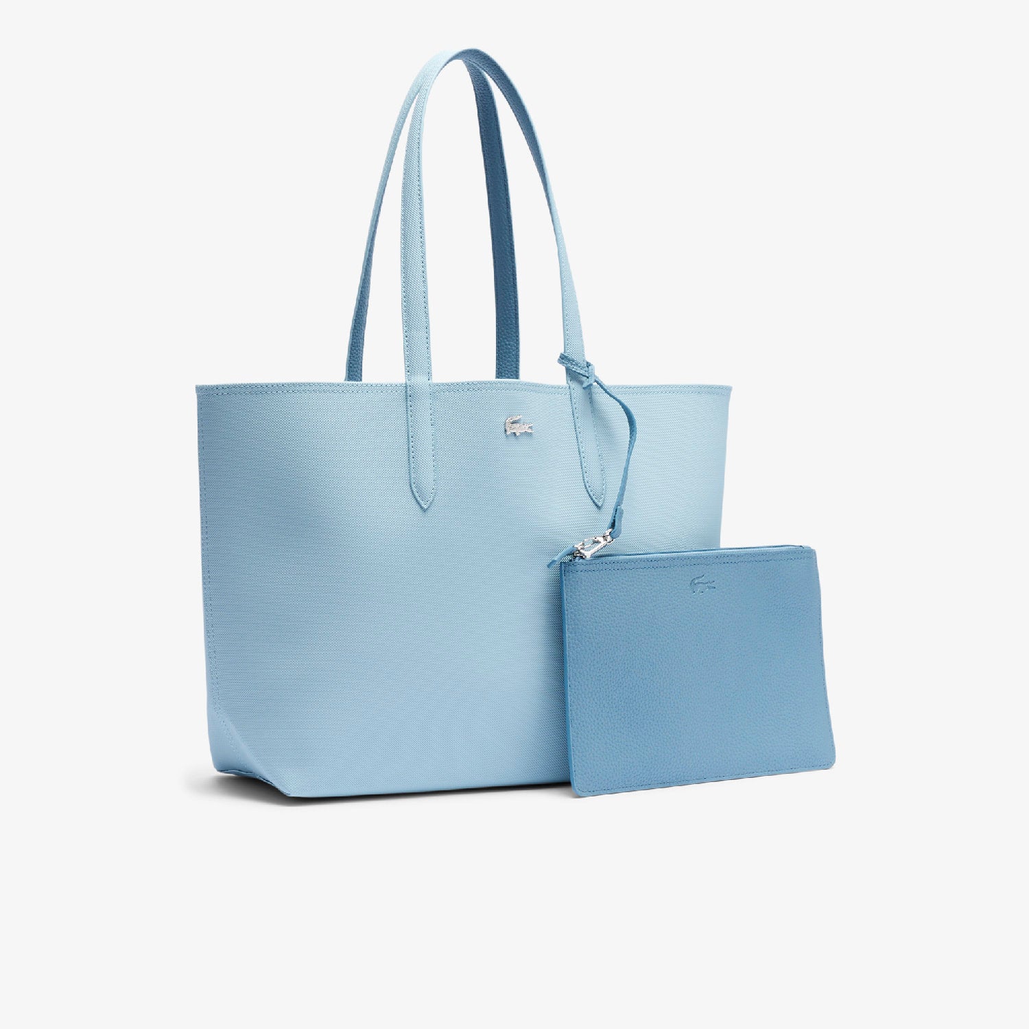 Sac cabas Anna réversible avec pochette en piqué - Forget Me Not