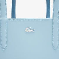 Sac cabas Anna réversible avec pochette en piqué - Forget Me Not