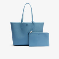 Sac cabas Anna réversible avec pochette en piqué - Forget Me Not