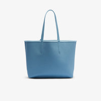 Sac cabas Anna réversible avec pochette en piqué - Forget Me Not